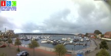 Archiv Foto Webcam Yachthafen Waren an der Müritz 07:00