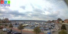 Archiv Foto Webcam Yachthafen Waren an der Müritz 09:00