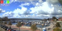 Archiv Foto Webcam Yachthafen Waren an der Müritz 09:00