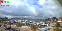 Archiv Foto Webcam Yachthafen Waren an der Müritz 09:00