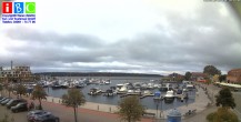 Archiv Foto Webcam Yachthafen Waren an der Müritz 09:00