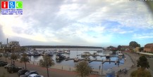 Archiv Foto Webcam Yachthafen Waren an der Müritz 08:00