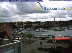 Archiv Foto Webcam Hafen in Waren an der Müritz 09:00