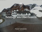 Archiv Foto Webcam Obertauern: Blick aufs Hotel Schneider 09:00