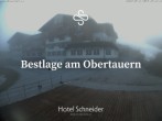 Archiv Foto Webcam Obertauern: Blick aufs Hotel Schneider 06:00