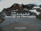 Archiv Foto Webcam Obertauern: Blick aufs Hotel Schneider 06:00
