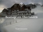 Archiv Foto Webcam Obertauern: Blick aufs Hotel Schneider 07:00