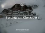 Archiv Foto Webcam Obertauern: Blick aufs Hotel Schneider 07:00