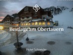 Archiv Foto Webcam Obertauern: Blick aufs Hotel Schneider 06:00