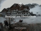 Archiv Foto Webcam Obertauern: Blick aufs Hotel Schneider 13:00