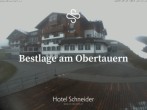 Archiv Foto Webcam Obertauern: Blick aufs Hotel Schneider 07:00