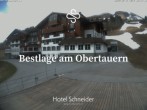 Archiv Foto Webcam Obertauern: Blick aufs Hotel Schneider 07:00