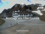 Archiv Foto Webcam Obertauern: Blick aufs Hotel Schneider 09:00