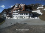Archiv Foto Webcam Obertauern: Blick aufs Hotel Schneider 07:00