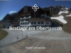 Archiv Foto Webcam Obertauern: Blick aufs Hotel Schneider 09:00