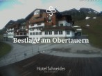 Archiv Foto Webcam Obertauern: Blick aufs Hotel Schneider 06:00
