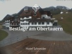 Archiv Foto Webcam Obertauern: Blick aufs Hotel Schneider 13:00