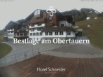 Archiv Foto Webcam Obertauern: Blick aufs Hotel Schneider 06:00