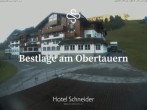Archiv Foto Webcam Obertauern: Blick aufs Hotel Schneider 06:00