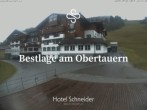 Archiv Foto Webcam Obertauern: Blick aufs Hotel Schneider 09:00