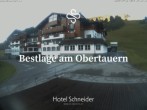 Archiv Foto Webcam Obertauern: Blick aufs Hotel Schneider 06:00