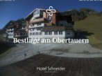 Archiv Foto Webcam Obertauern: Blick aufs Hotel Schneider 07:00