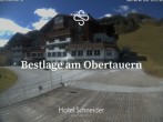 Archiv Foto Webcam Obertauern: Blick aufs Hotel Schneider 09:00