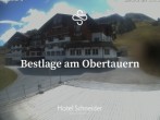Archiv Foto Webcam Obertauern: Blick aufs Hotel Schneider 13:00