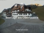 Archiv Foto Webcam Obertauern: Blick aufs Hotel Schneider 06:00
