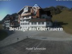 Archiv Foto Webcam Obertauern: Blick aufs Hotel Schneider 07:00