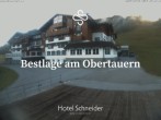 Archiv Foto Webcam Obertauern: Blick aufs Hotel Schneider 06:00