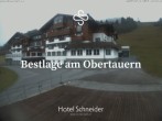 Archiv Foto Webcam Obertauern: Blick aufs Hotel Schneider 09:00