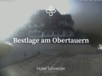 Archiv Foto Webcam Obertauern: Blick aufs Hotel Schneider 09:00