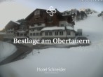 Archiv Foto Webcam Obertauern: Blick aufs Hotel Schneider 06:00