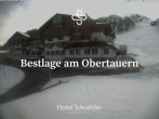 Archiv Foto Webcam Obertauern: Blick aufs Hotel Schneider 13:00