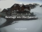 Archiv Foto Webcam Obertauern: Blick aufs Hotel Schneider 06:00