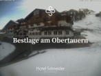 Archiv Foto Webcam Obertauern: Blick aufs Hotel Schneider 13:00