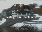 Archiv Foto Webcam Obertauern: Blick aufs Hotel Schneider 06:00