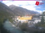 Archiv Foto Webcam Landeck: Blick auf den Inn 13:00