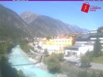 Archiv Foto Webcam Landeck: Blick auf den Inn 13:00