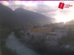 Archiv Foto Webcam Landeck: Blick auf den Inn 05:00