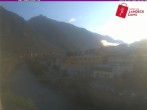 Archiv Foto Webcam Landeck: Blick auf den Inn 06:00