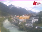 Archiv Foto Webcam Landeck: Blick auf den Inn 11:00