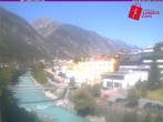 Archiv Foto Webcam Landeck: Blick auf den Inn 13:00
