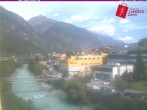 Archiv Foto Webcam Landeck: Blick auf den Inn 11:00