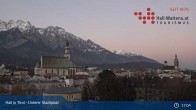 Archiv Foto Webcam Hall in Tirol - Unterer Stadtplatz 02:00