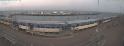 Archiv Foto Webcam Wangerooge Hafen 19:00