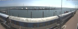 Archiv Foto Webcam Wangerooge Hafen 11:00