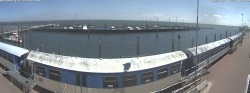 Archiv Foto Webcam Wangerooge Hafen 13:00