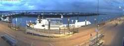 Archiv Foto Webcam Wangerooge Hafen 04:00